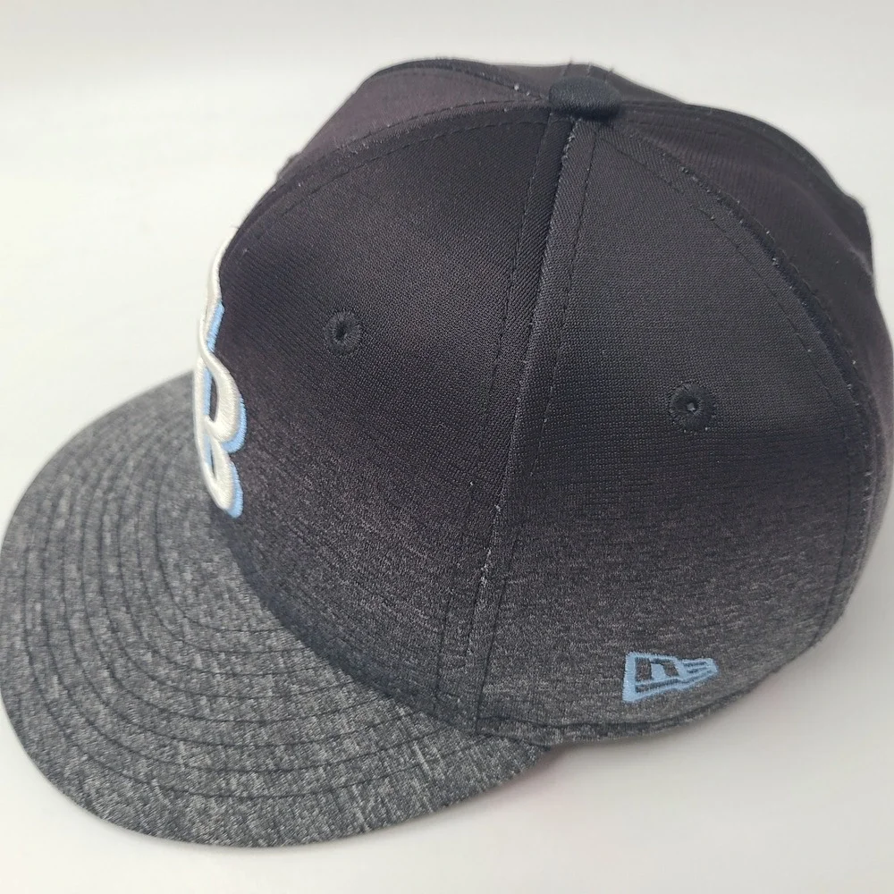 Youth Tampa Bay Rays Hat Snapback New Era 9Fifty Black Gray MLB Baseball Boys